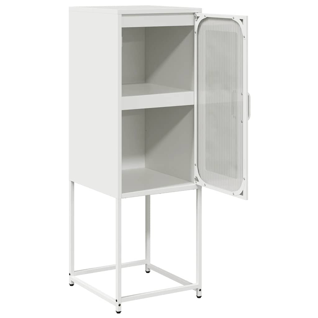 Sideboard White 36x39x107 cm Cold rolled steel