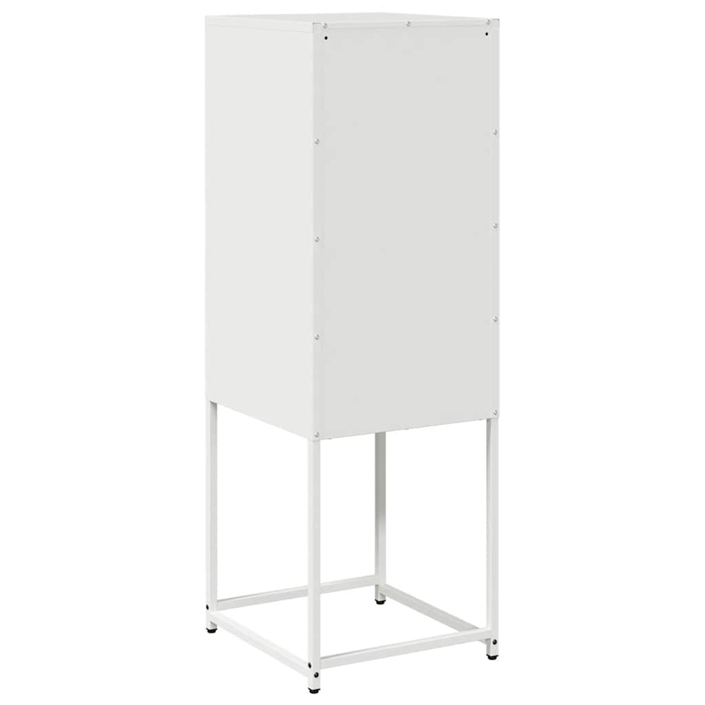 Sideboard White 36x39x107 cm Cold rolled steel