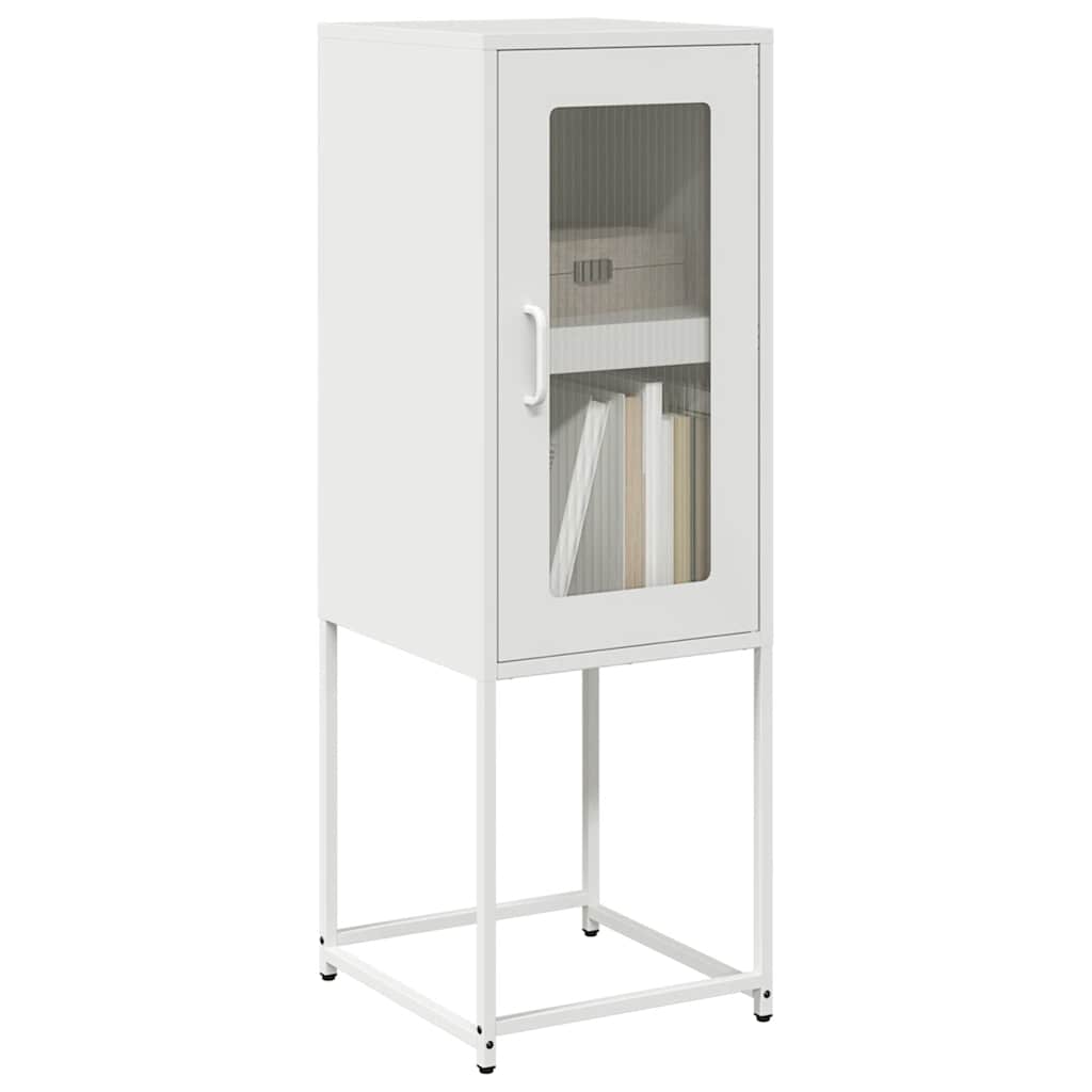 Sideboard White 36x39x107 cm Cold rolled steel