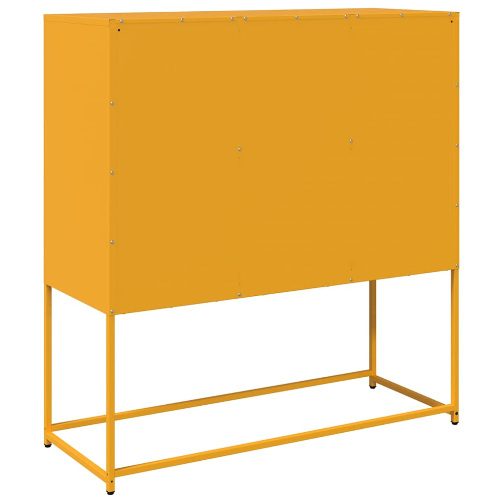 Šoninė spintelė, garstyčių, 100,5x39x107cm, plienas