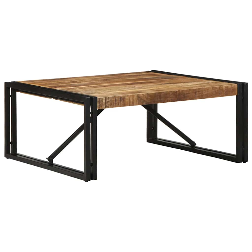 Kafijas galdiņš 80x80x35 cm Masīvkoks Rough Wood Mango