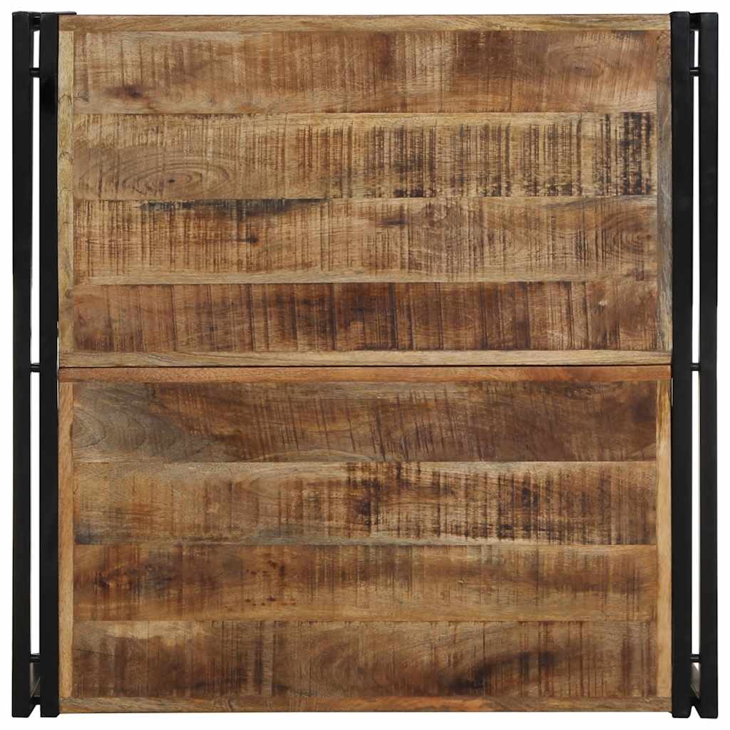 Kafijas galdiņš 80x80x35 cm Masīvkoks Rough Wood Mango