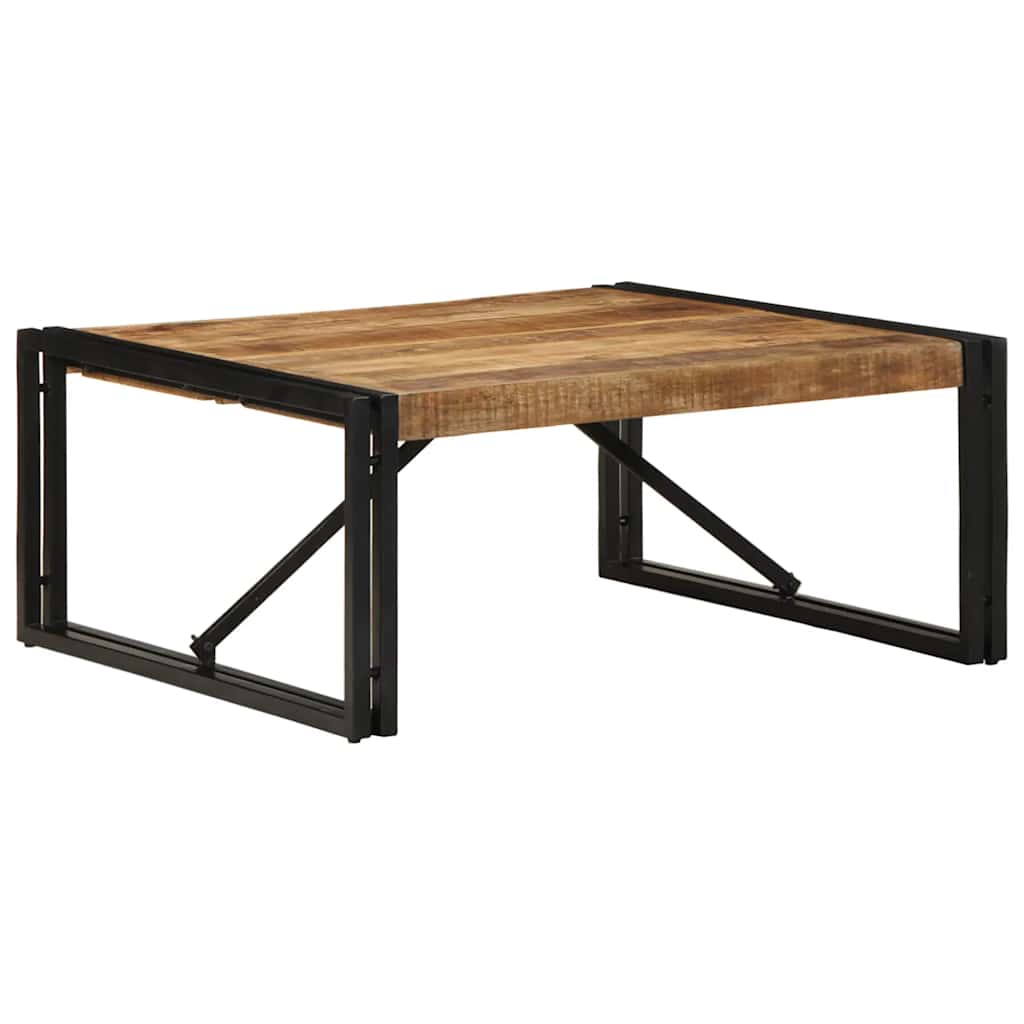 Kafijas galdiņš 80x80x35 cm Masīvkoks Rough Wood Mango