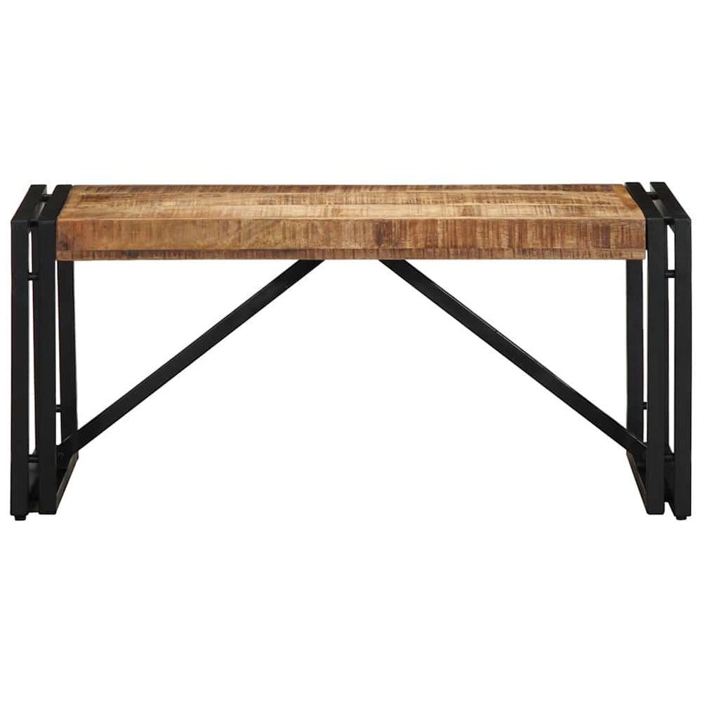 Kavos staliukas 80x40x35 cm Masyvus Rough Wood Mango