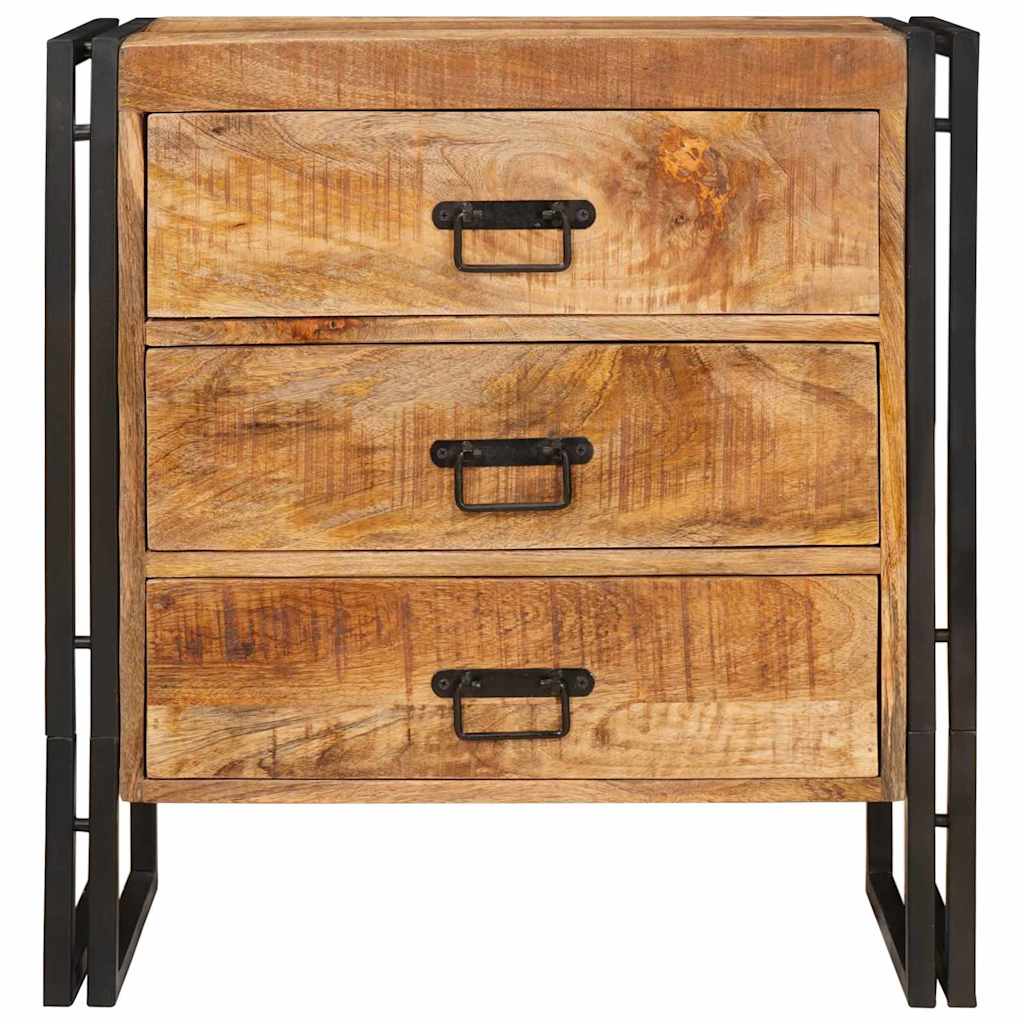Kabalas su stalčių Ruda 66 x 33 x 70 cm mango medienos masyvas