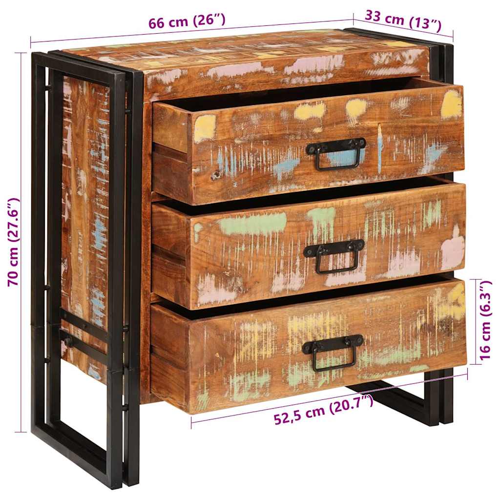 Kabalas Ruda 66 x 33 x 70 cm perdirbtos medienos masyvas
