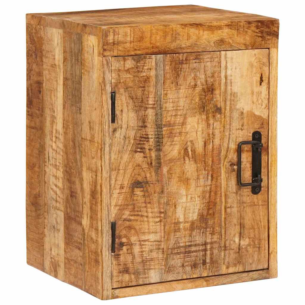 Nightstand 2 pcs Brown Solid mango wood