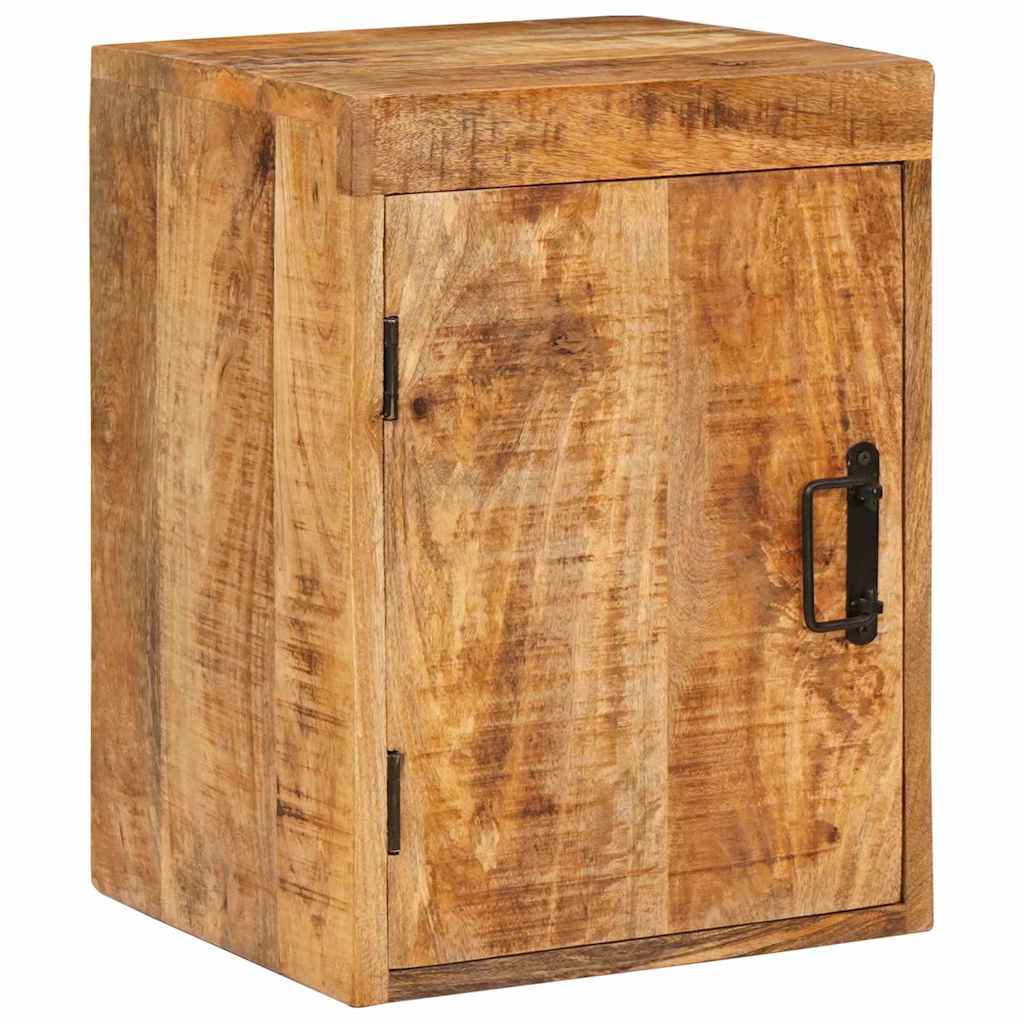 Nightstand 2 pcs Brown Solid mango wood