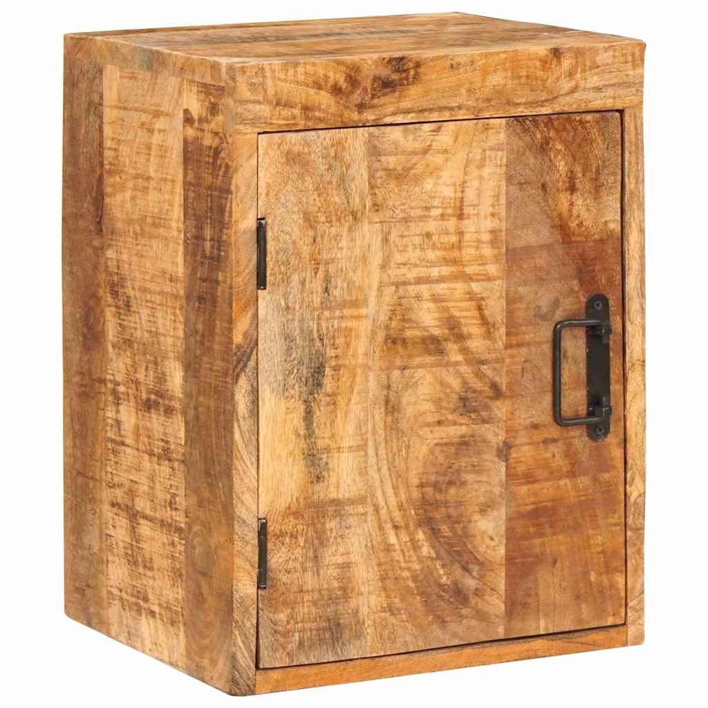 Nightstand 2 pcs Brown Solid mango wood