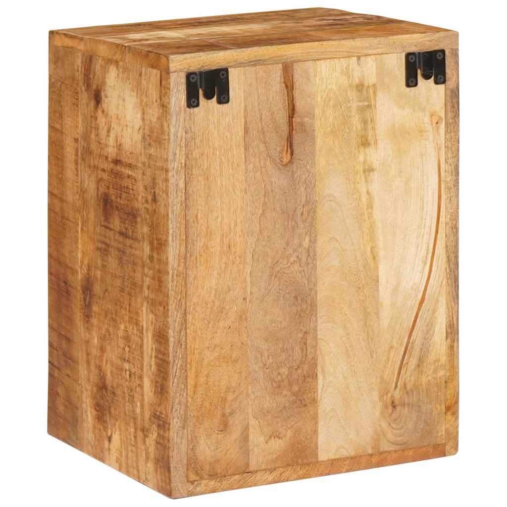 Nightstand 2 pcs Brown Solid mango wood