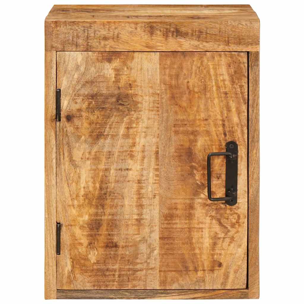 Nightstand 2 pcs Brown Solid mango wood