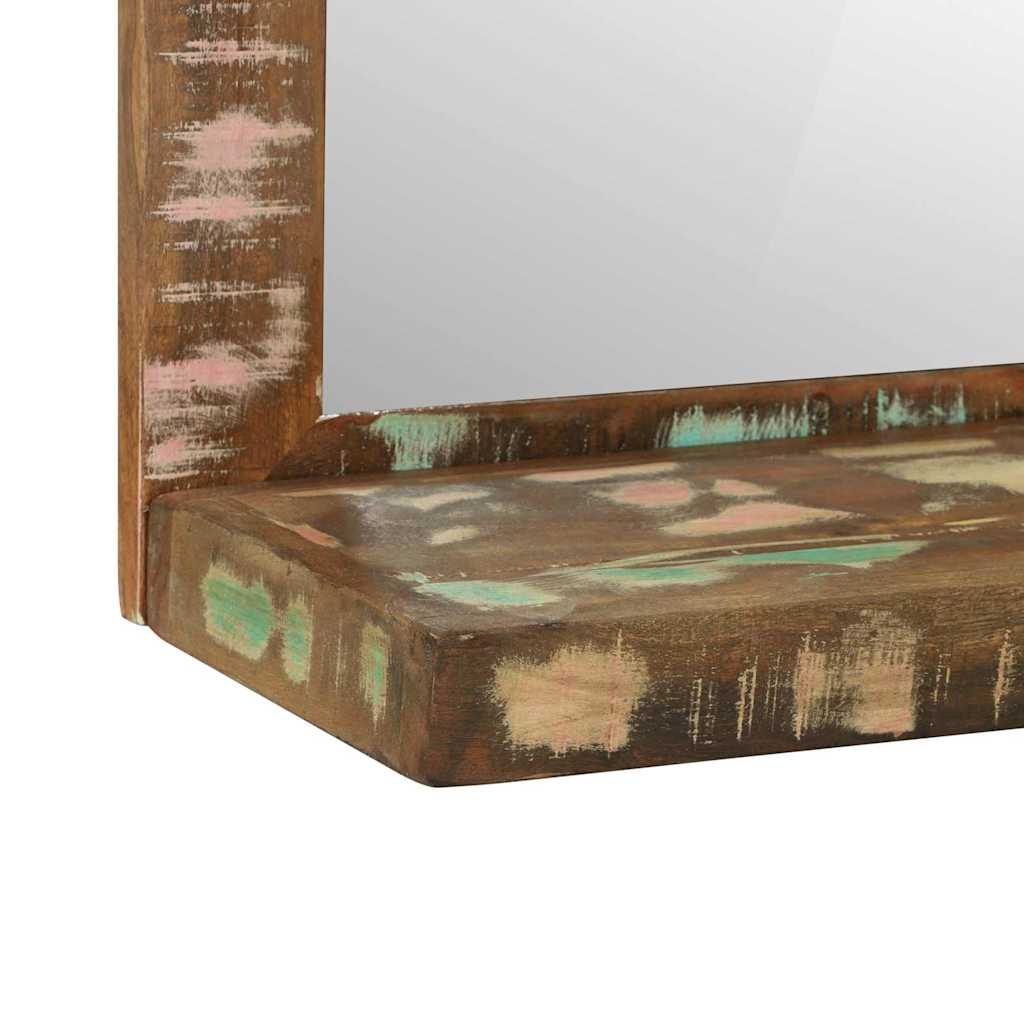 Vonios veidrodis 50x22x70 cm Kietmedžio perdirbtos medienos