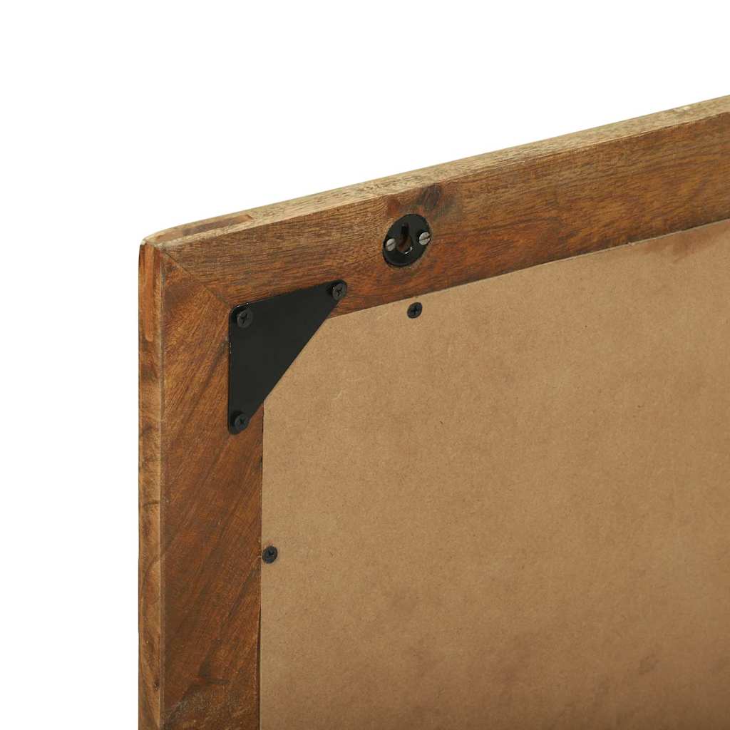 Vonios veidrodis 50x22x70 cm Kietmedžio perdirbtos medienos