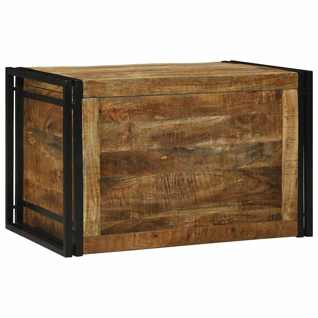Saugojimo dėžė Ruda ir juoda 80 x 50 x 50 cm