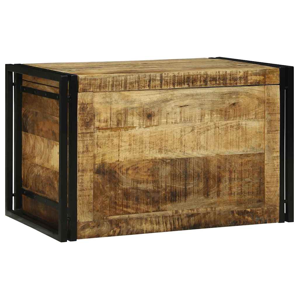 Saugojimo dėžė Ruda ir juoda 80 x 50 x 50 cm