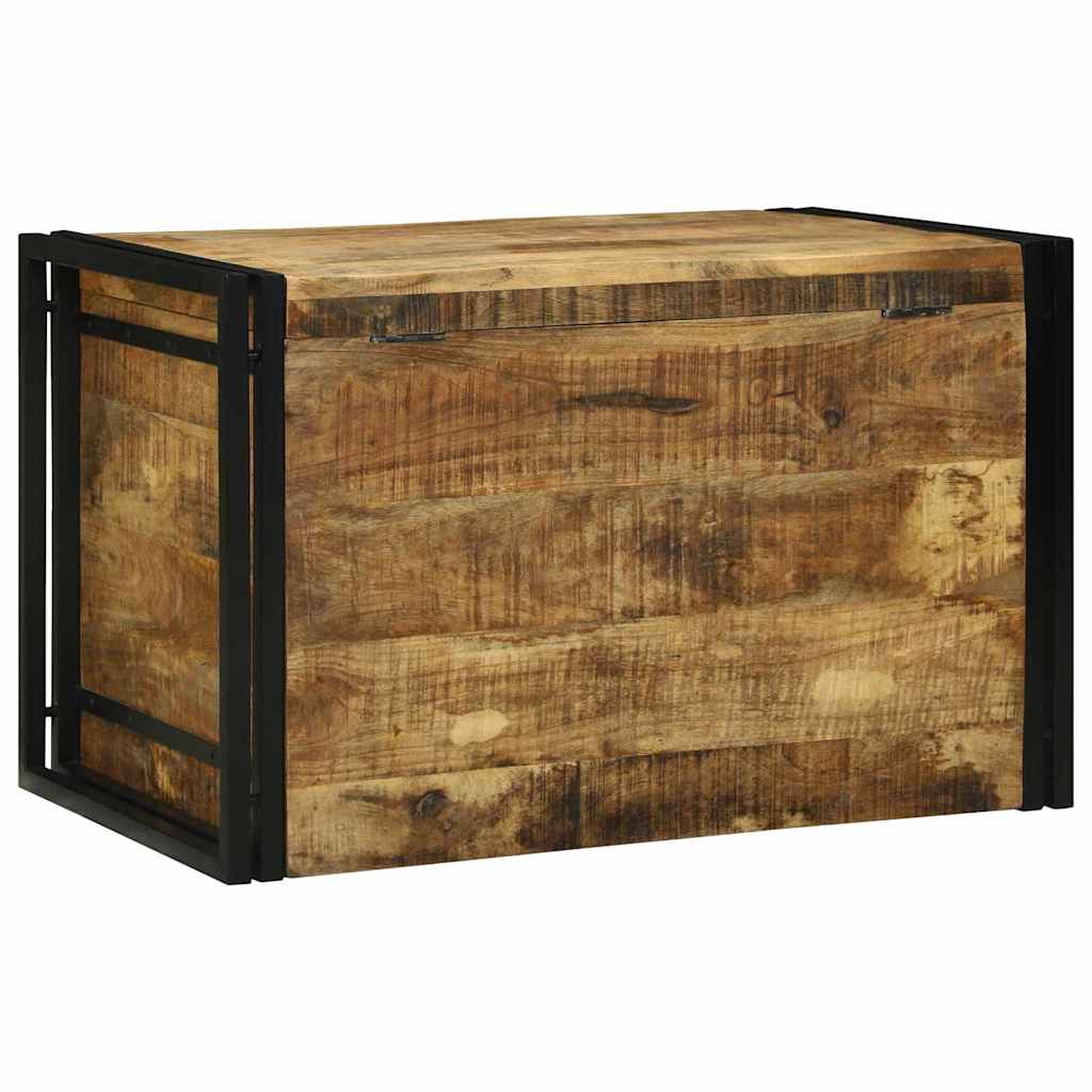 Saugojimo dėžė Ruda ir juoda 80 x 50 x 50 cm