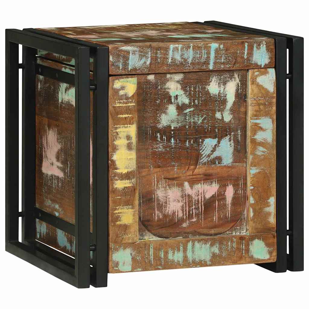 Storage box 40 x 40 x 40 cm Solid acacia wood