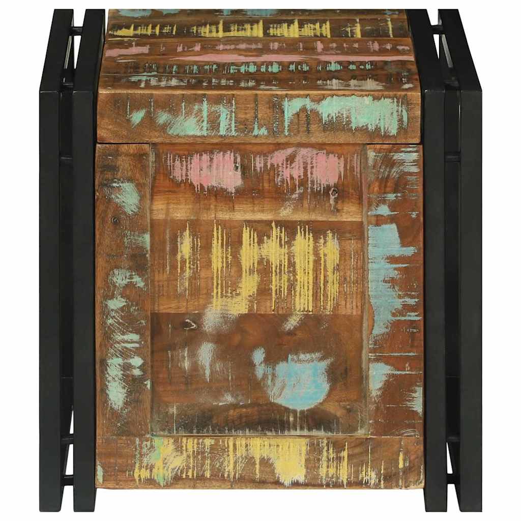Storage box 40 x 40 x 40 cm Solid acacia wood
