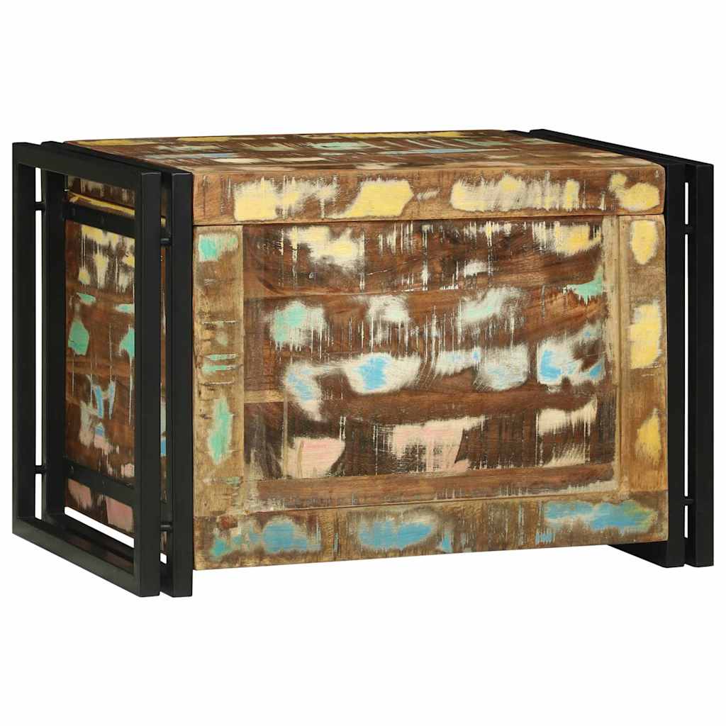 Saugojimo dėžė Ruda ir juoda 60 x 40 x 41 cm Perdirbta mediena