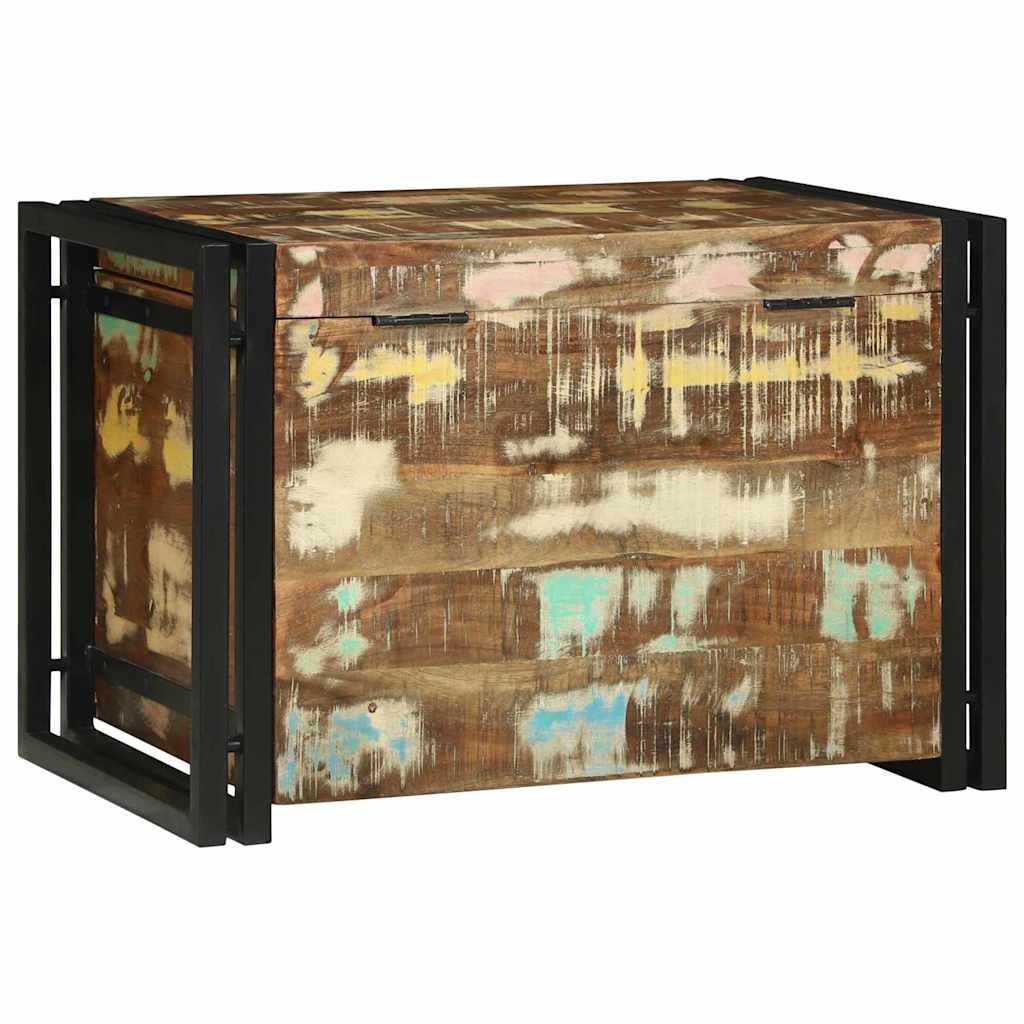 Saugojimo dėžė Ruda ir juoda 60 x 40 x 41 cm Perdirbta mediena