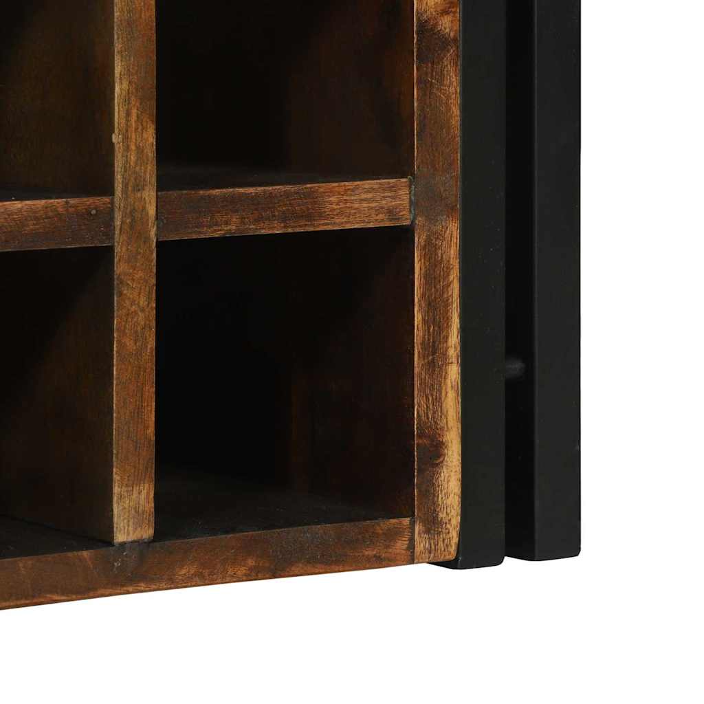Vīna plaukts 46x35x27.5 cm Stiprs otrreizēji pārstrādāts koks