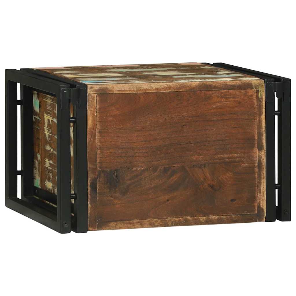 Vīna plaukts 46x35x27.5 cm Stiprs otrreizēji pārstrādāts koks