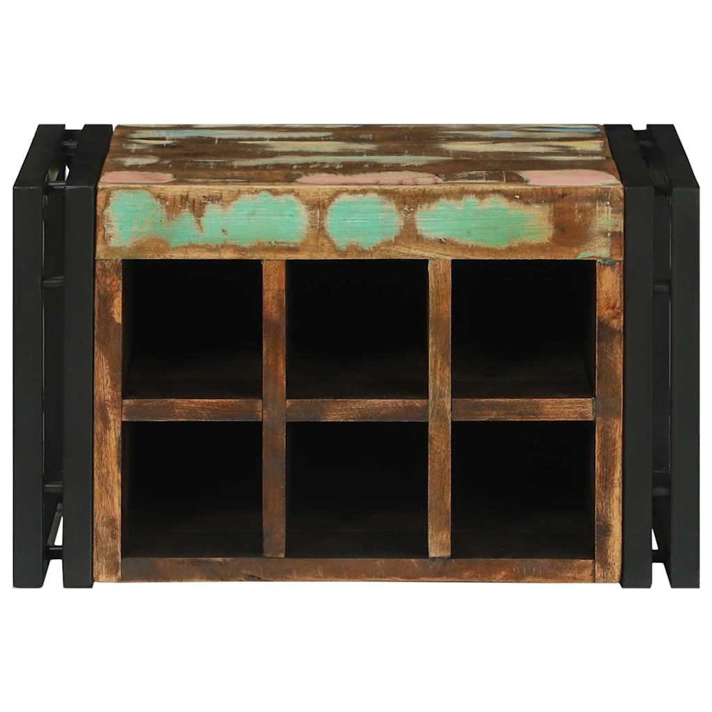 Vīna plaukts 46x35x27.5 cm Stiprs otrreizēji pārstrādāts koks