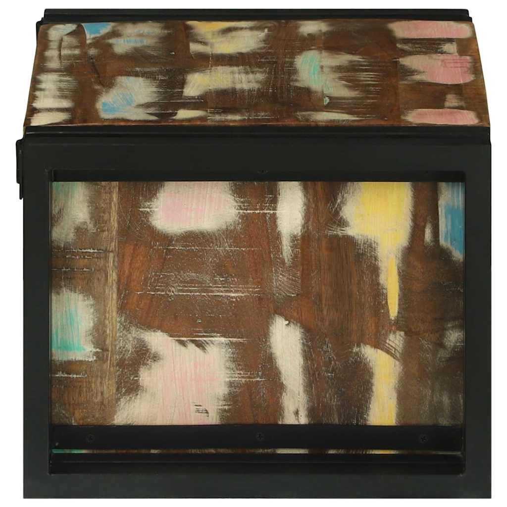 Vīna plaukts 46x35x27.5 cm Stiprs otrreizēji pārstrādāts koks