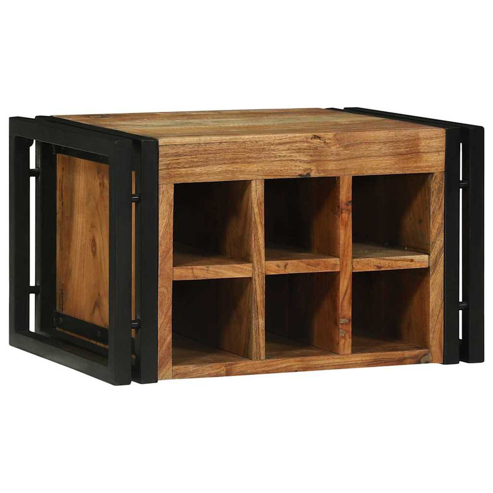 Vyno stovas 46x35x27.5 cm Kietos akacijos mediena