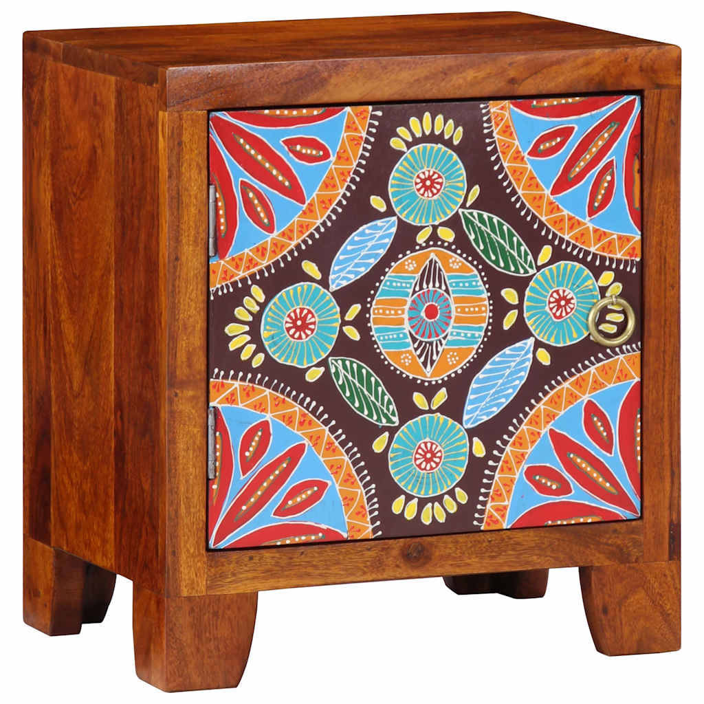 naktinė spintelė 2 vnt 40x30x45 cm akacijos masyvo