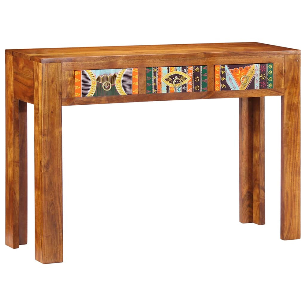 Konsolinis staliukas, 110x35x75cm, akacijos medienos masyvas