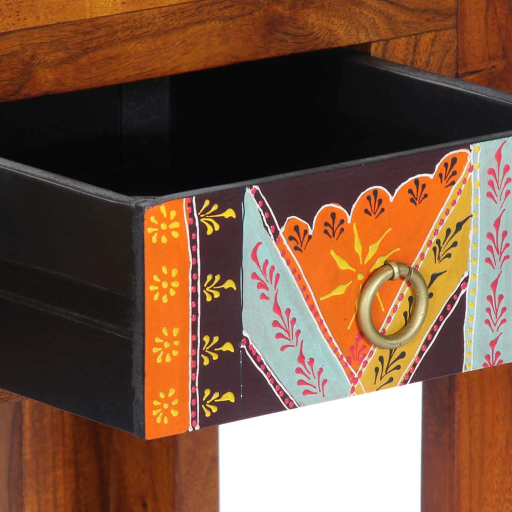 Konsolinis staliukas, 110x35x75cm, akacijos medienos masyvas