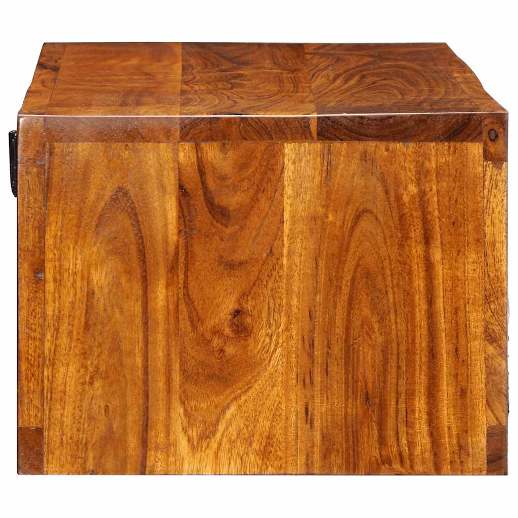 Sieninė TV spintelė Daugiaspalvė 100x30x22 Akacijos masyvo