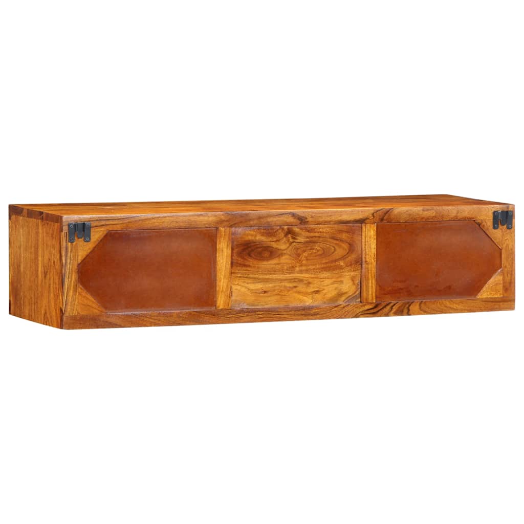 Sieninė TV spintelė Daugiaspalvė 100x30x22 Akacijos masyvo