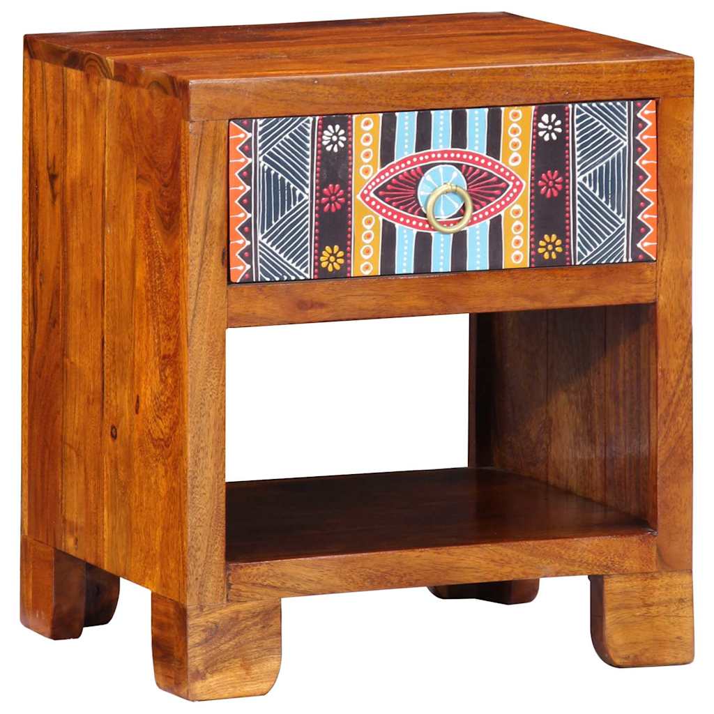 Naktsskapītis 40x35x45 cm No masīva akācijas koka