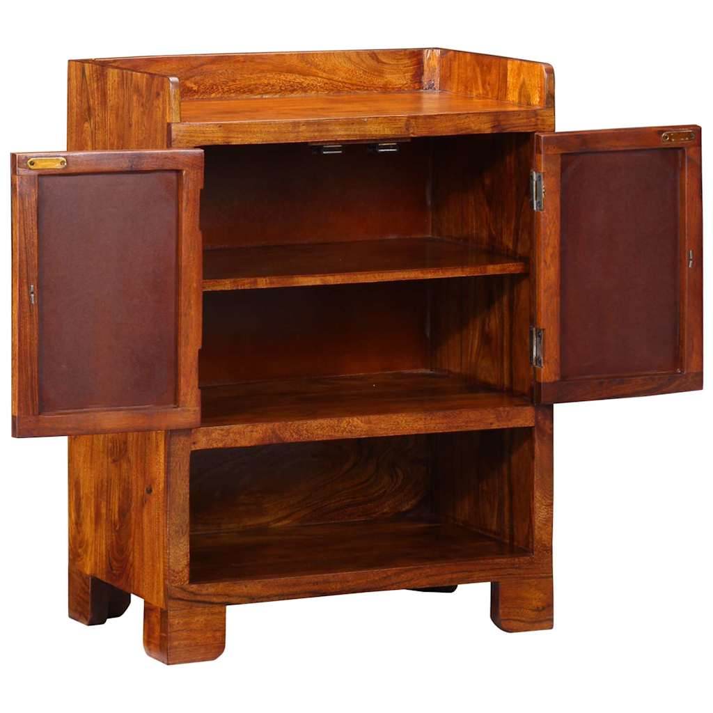 Shoe Cabinet Brown 55 x 35 x 75 cm Solid Acacia Wood