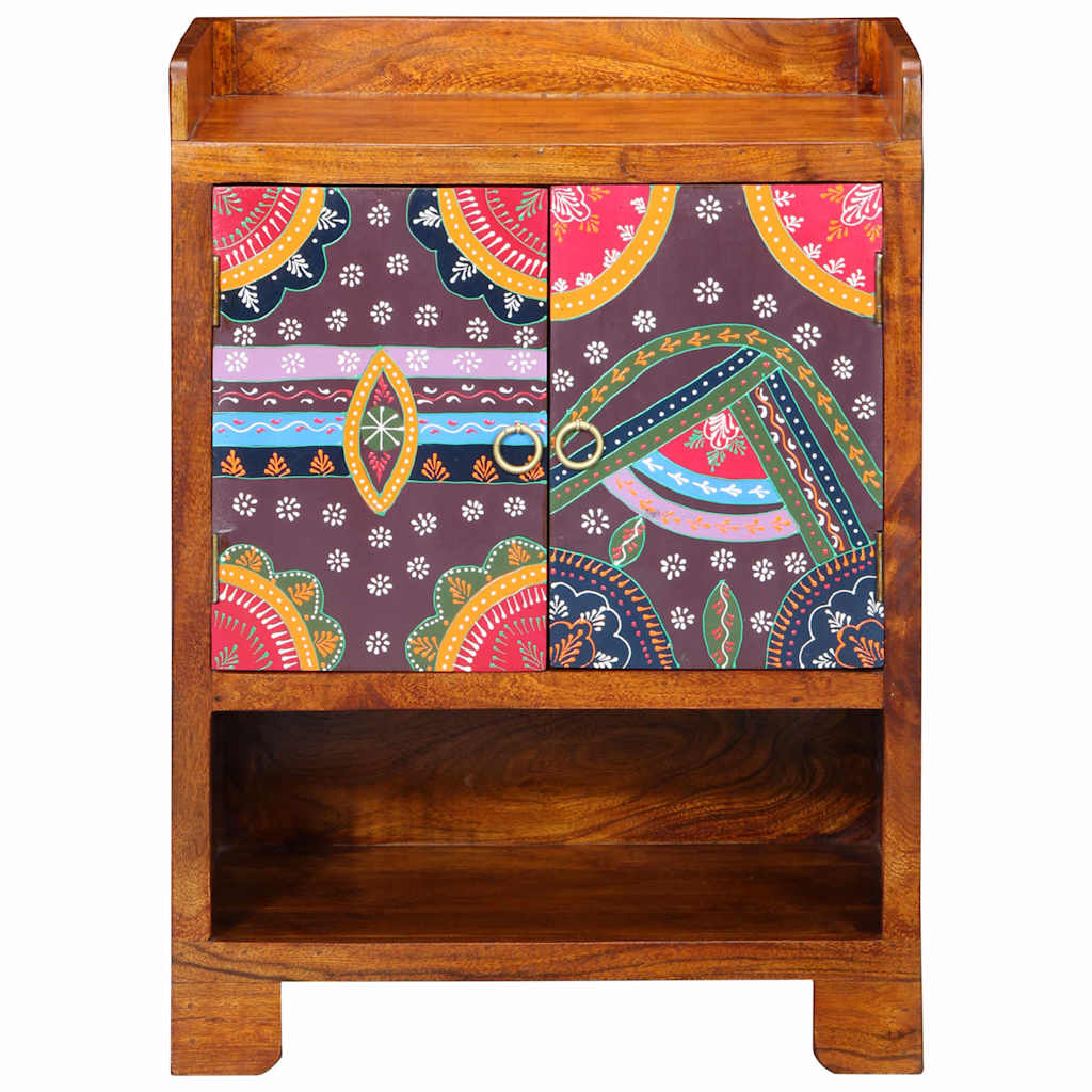 Shoe Cabinet Brown 55 x 35 x 75 cm Solid Acacia Wood