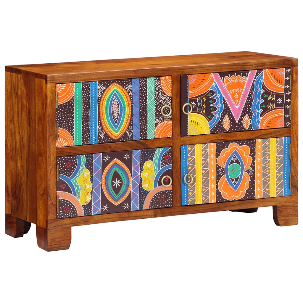 Kurpju skapis Brūns 90 x 35 x 55 cm Akācijas masīvkoks