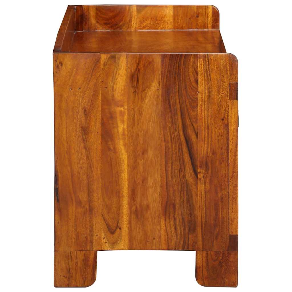 Batų suolelis Medus ruda 100 x 35 x 45 cm Alyvuogių masyvas