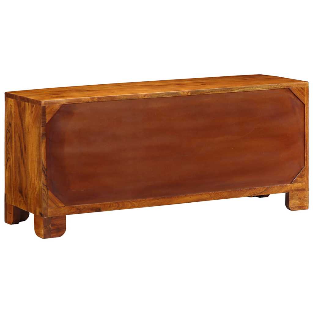 Batų suolelis Medus ruda 100 x 35 x 45 cm Alyvuogių masyvas
