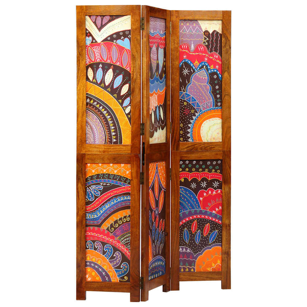 Erdvės Skaidytuvas 3 Paneliai Medaus Rudas 35x1.5x160 cm Kieta Akacijos Mediena