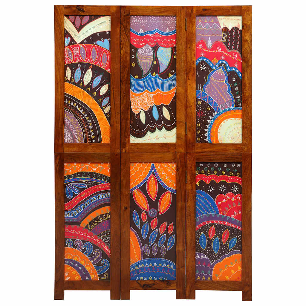 Erdvės Skaidytuvas 3 Paneliai Medaus Rudas 35x1.5x160 cm Kieta Akacijos Mediena