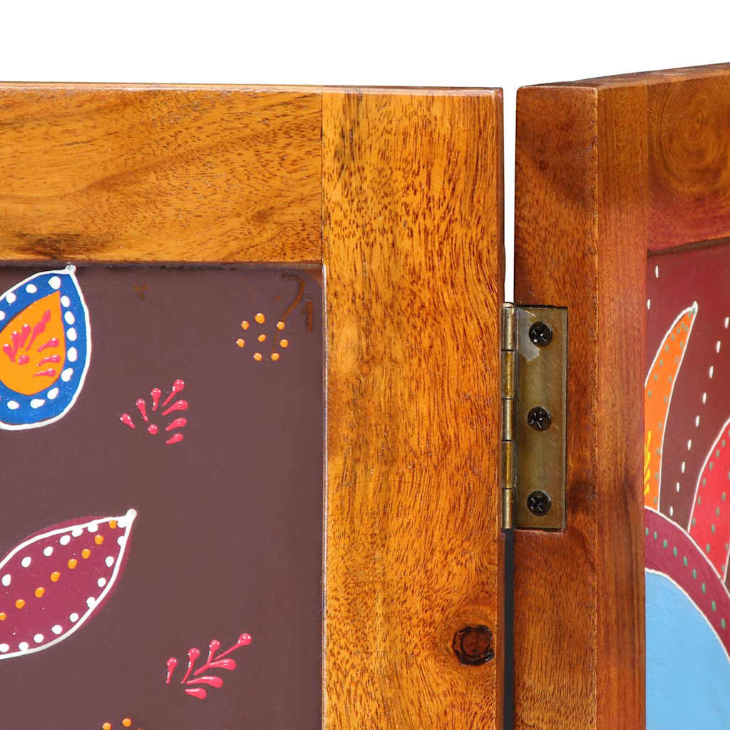 Erdvių Atskyrimas 3 Panelių Medaus Rudos Spalvos 35x1.5x160 cm Tvirtos Acacijos Medienos