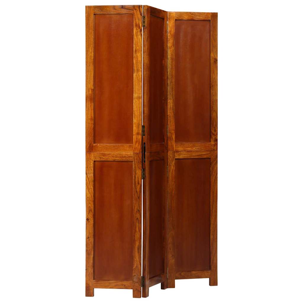 Erdvių Atskyrimas 3 Panelių Medaus Rudos Spalvos 35x1.5x160 cm Tvirtos Acacijos Medienos
