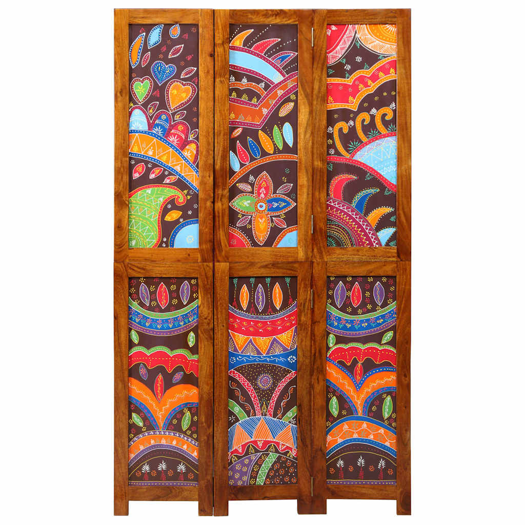 Erdvių Atskyrimas 3 Panelių Medaus Rudos Spalvos 35x1.5x160 cm Tvirtos Acacijos Medienos