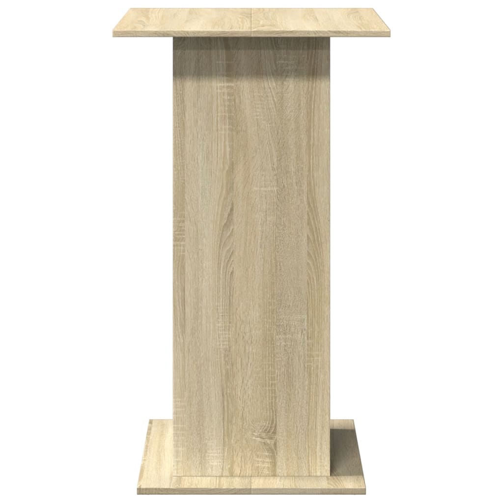Bar table with shelf, oak, 60x60x102cm, treated wood
