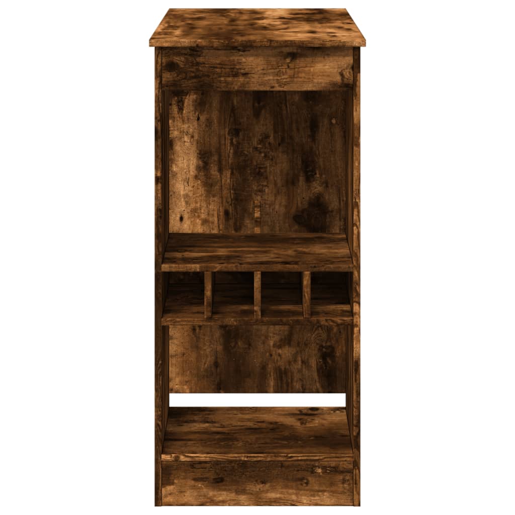 Bar table with brackets, smoky, 90x47.5x103.5cm, wood