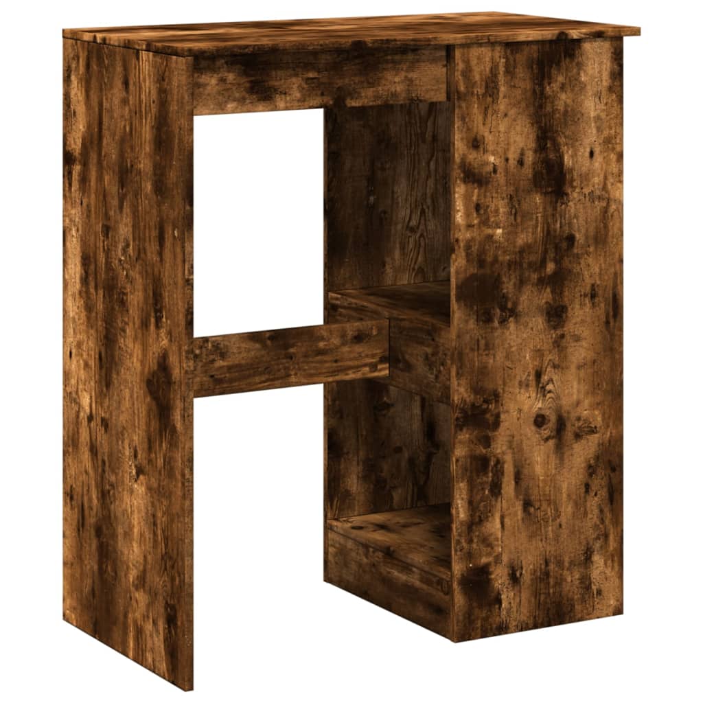 Bar table with brackets, smoky, 90x47.5x103.5cm, wood