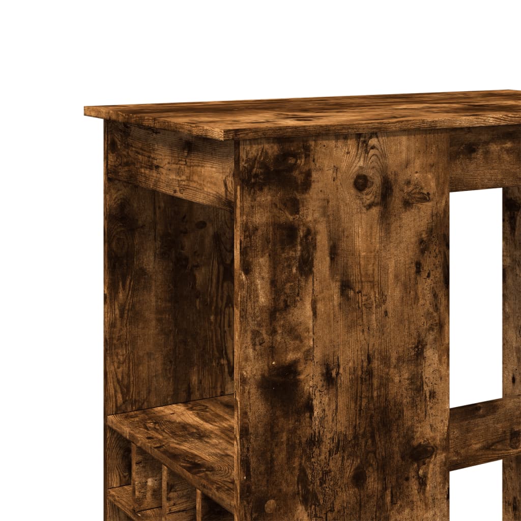 Bar table with brackets, smoky, 90x47.5x103.5cm, wood