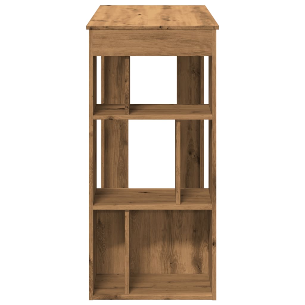 Baro stalas su lentynomis, artisano, 102x50x103,5cm, mediena